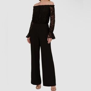 Adrianna Papell Elegant Black Women's Jumpsuit